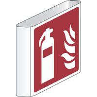 Painel de incêndio – Extintor (tipo bandeira) – alumínio