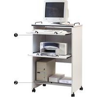 Armário com rodízios para produtos informáticos