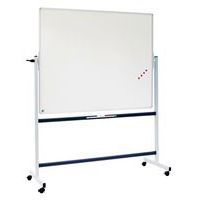 Quadro esmaltado, magnético e giratório em eixo horizontal