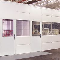 porta rebatível vidrada