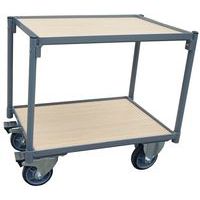 Carro plataf. madeira para caixas - Capac.: 250 kg - Manutan