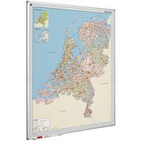 Mapa de estradas magnético da Holanda 120 x 90 cm