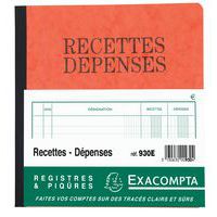 Caderno de contabilidade de receitas-despesas – 21x19 cm – 80 páginas