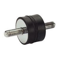 Suporte antivibrações Radiaflex® com 2 hastes roscadas - Tamanho roscagem M16