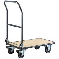 Carro em aço com espaldar rebatível – Capacidade de 250 kg – Manutan