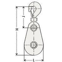 H = AlturaL = Largura