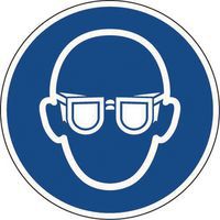 Painel de obrigação – Óculos de proteção obrigatórios - Manutan Expert