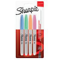 Conjunto de 4 marcadores permanentes Sharpie Fine, sortido pastel – Sharpie®