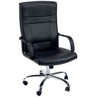 Cadeira de executivo Saturna – preto – Manutan