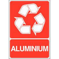 Painel de sinalização para separação seletiva – Alumínio