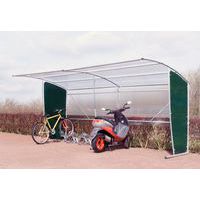 Abrigo para bicicletas retangular – módulo adicional com suporte para 6 bicicletas