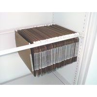 Sistema lateral para pendurar pastas de arquivos à prova de fogo do armário
