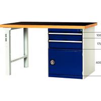 Bancada Cubio Combi com 2 gavetas + 1 armário - Largura 150 cm - Arphenol