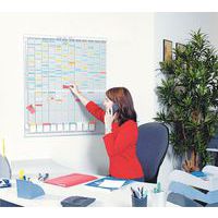 Quadro de planeamento semanal de fichas em T Nobo