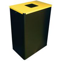 Caixote de lixo de separação – Resíduos de vidro – 60 L – Manutan