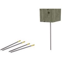 Kit de ancoragem em inox para mesa de piquenique de assentar - Manutan