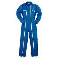 Fato de trabalho fecho de correr duplo - Azul