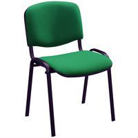 Cadeira para visitas Fancy - Preto e tecido - Manutan