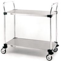Carro inox - 2 plataformas - Capacidade 170 kg
