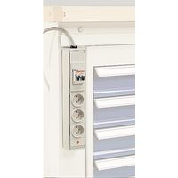Extensão elétrica com várias tomadas Optimum