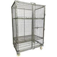 Contentor móvel Maxi de segurança – 2 prateleiras – capacidade de 600 kg – Manutan