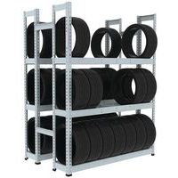 Estante para pneus Manutan Rapid 1 – 455 mm de profundidade