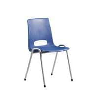 Cadeira estrutura plástico - Azul