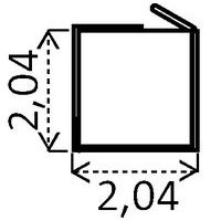 Localização das portas A, B ou C a especificar na encomenda. As portas abrem apenas para o exterior. Dimensões totais em m.