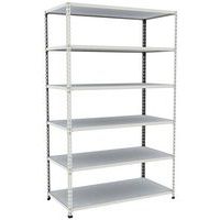 Estante para arquivos Manutan Rapid 2 – Prateleiras em metal – Altura: 1980 mm