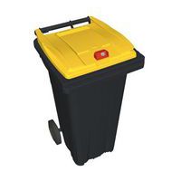 Contentor móvel para a recolha seletiva de resíduos – 120 L – Embalagens