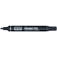 Marcador permanente N50 – ponta de ogiva – com tampa – Pentel