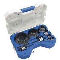 Kit de serra craneana bimetal para canalizador – 26 peças