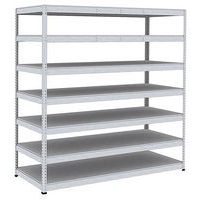 Estante para arquivos Manutan Rapid 1 – Prateleiras em metal
