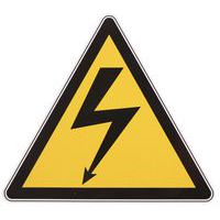 Painel de perigo – Tensão elétrica – adesivo - Manutan Expert