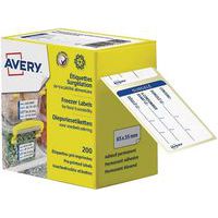 Etiquetas pré-impressas de rastreio alimentar para ultracongelação – conjunto de 200 – Avery