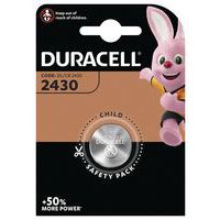 Pilha de botão de lítio CR2430 Duracell