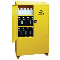 Armário de segurança para produtos inflamáveis de 100 e 200 L com extintor integrado – Trionyx