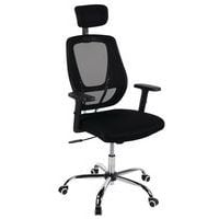 Cadeira de escritório Trix, Com apoio para braços: sim, Tipo de pé: Rodízios, Assento material: Pano