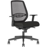 Cadeira de escritório Neos com apoios para braços 2D – preto – Nowystyl