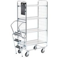 Carro com escada – 4 plataformas – capacidade de 200 kg