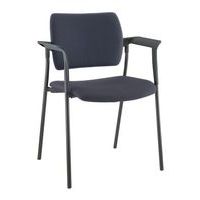 Cadeira com 4 pés fixos e braços de apoio Amets – conjunto de 3 – Sokoa