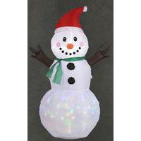 Boneco de neve luminoso LED insuflável