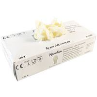 Luvas descartáv. Látex rev. pó - Manutan