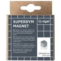 Íman para quadro de vidro – 10 mm – 6 unid. – Strong – C5 – Sigel
