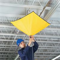 Sistema de desvio de fugas para tetos - em forma de guarda-chuva