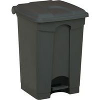 Caixote de lixo agroalimentar em plástico – 70 L, Capacidade: 70 L, Abertura: Com pedal, Material: Plástico