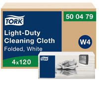 Panos de limpeza ligeira brancos W4 – Tork