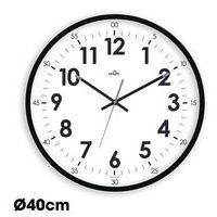 Relógio de quartzo silencioso Oris de Ø40 cm preto – Orium