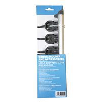 Suporte para vassouras com 5 entalhe autoaderentes - Manutan
