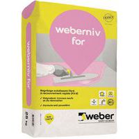 Revestimento de acabamento autonivelante fibras versátil – Weberniv For – 25 kg